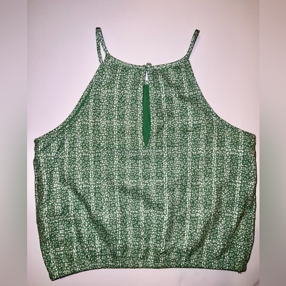 Abercrombie Kids Green Guazy High Neck Tank 15/16 - Picture 3 of 4